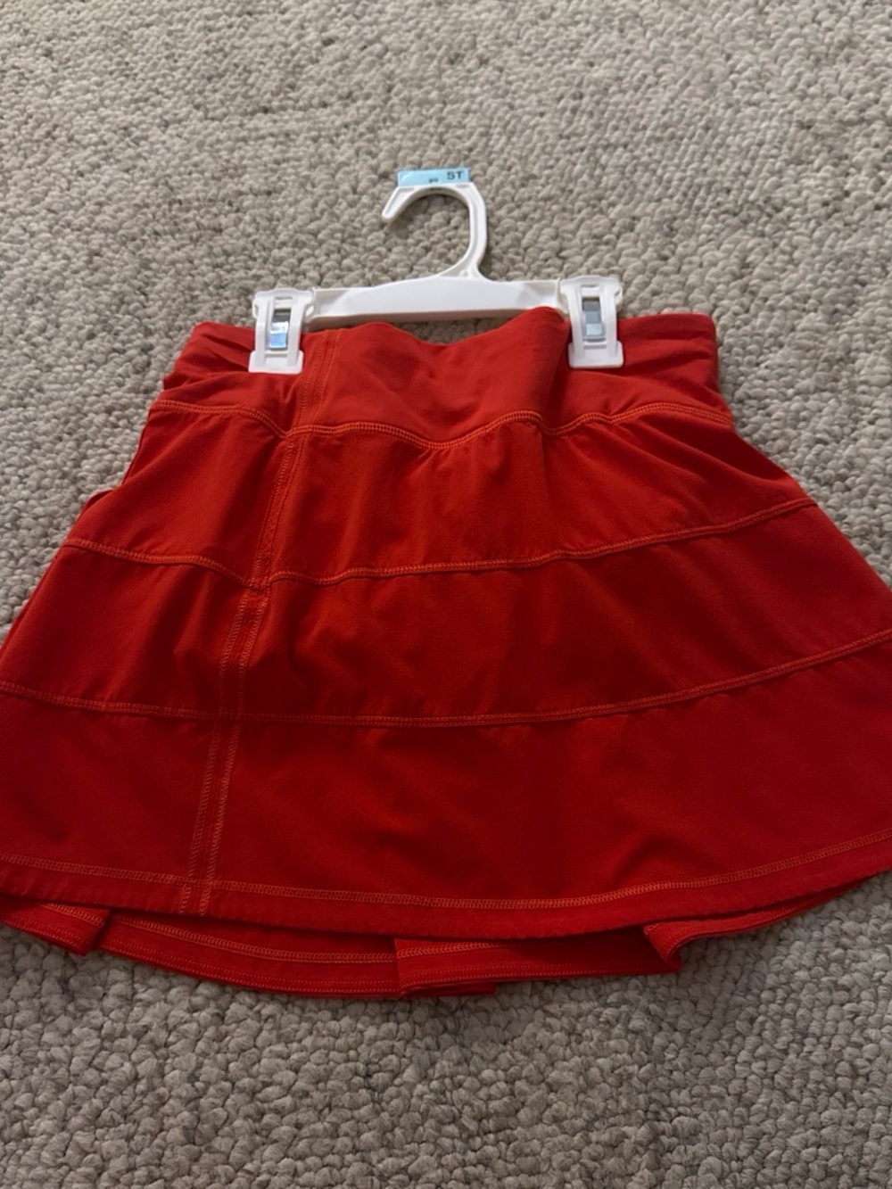 lululemon athletica Red Tiered Athletic Skirt